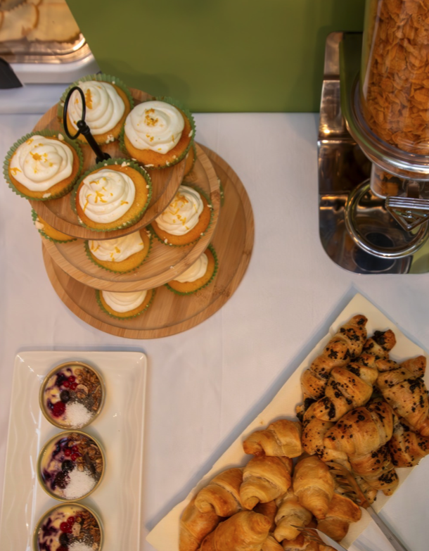Freshly baked pastries