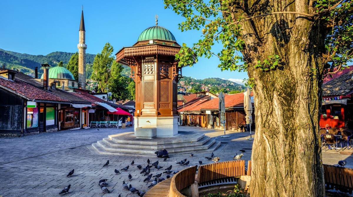 Sarajevo old town Baščaršija